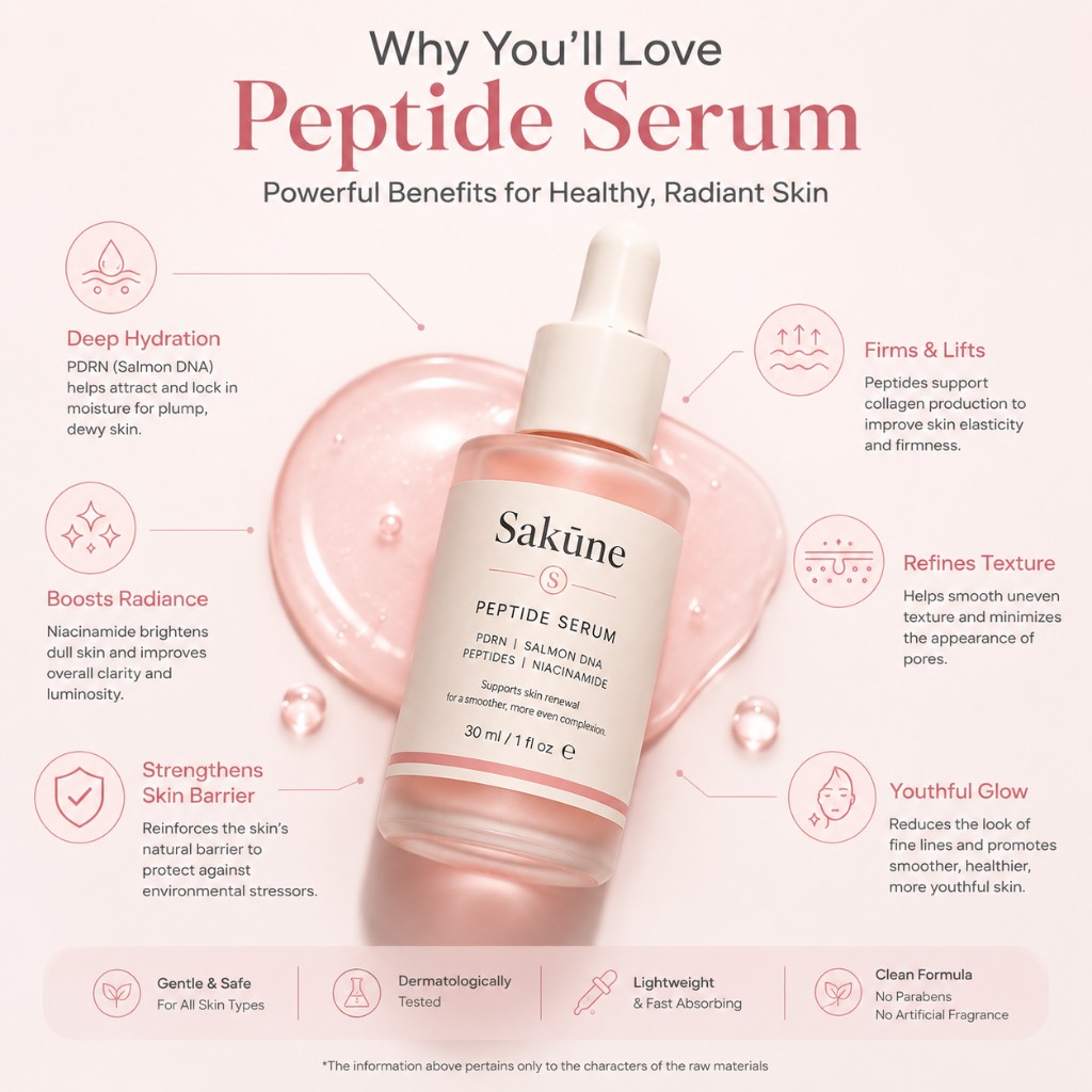 Sakūne Pink Peptide Serum — view 5