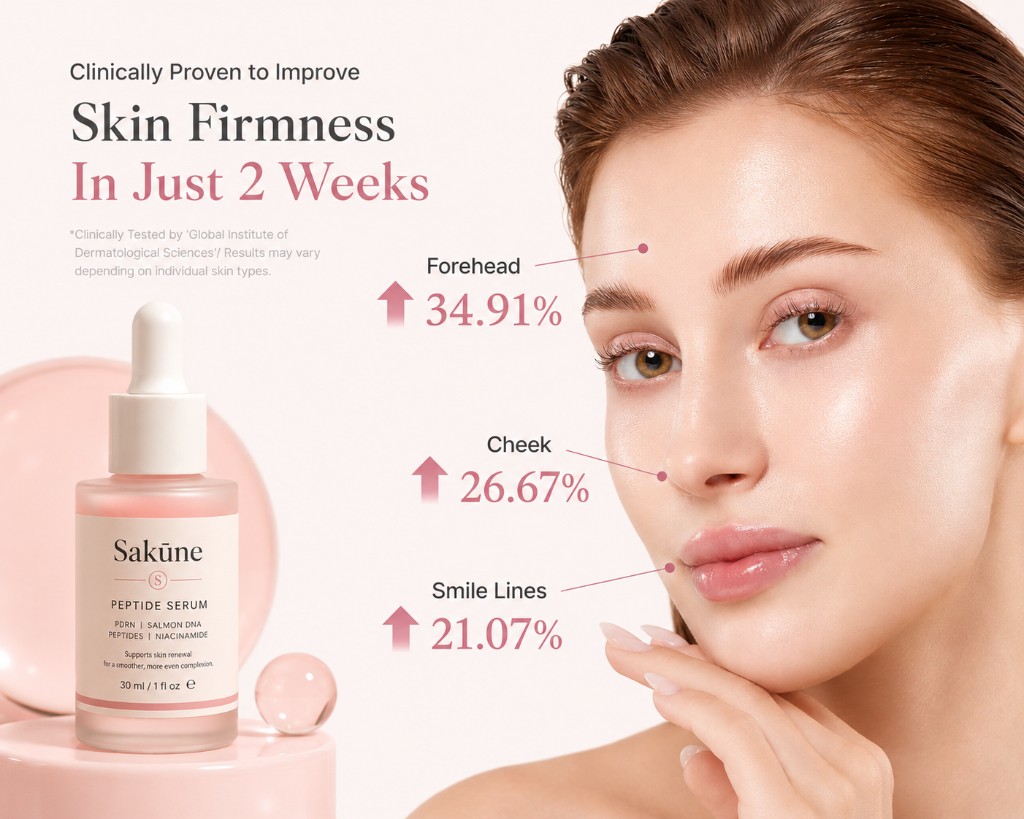 Sakūne Pink Peptide Serum — view 4